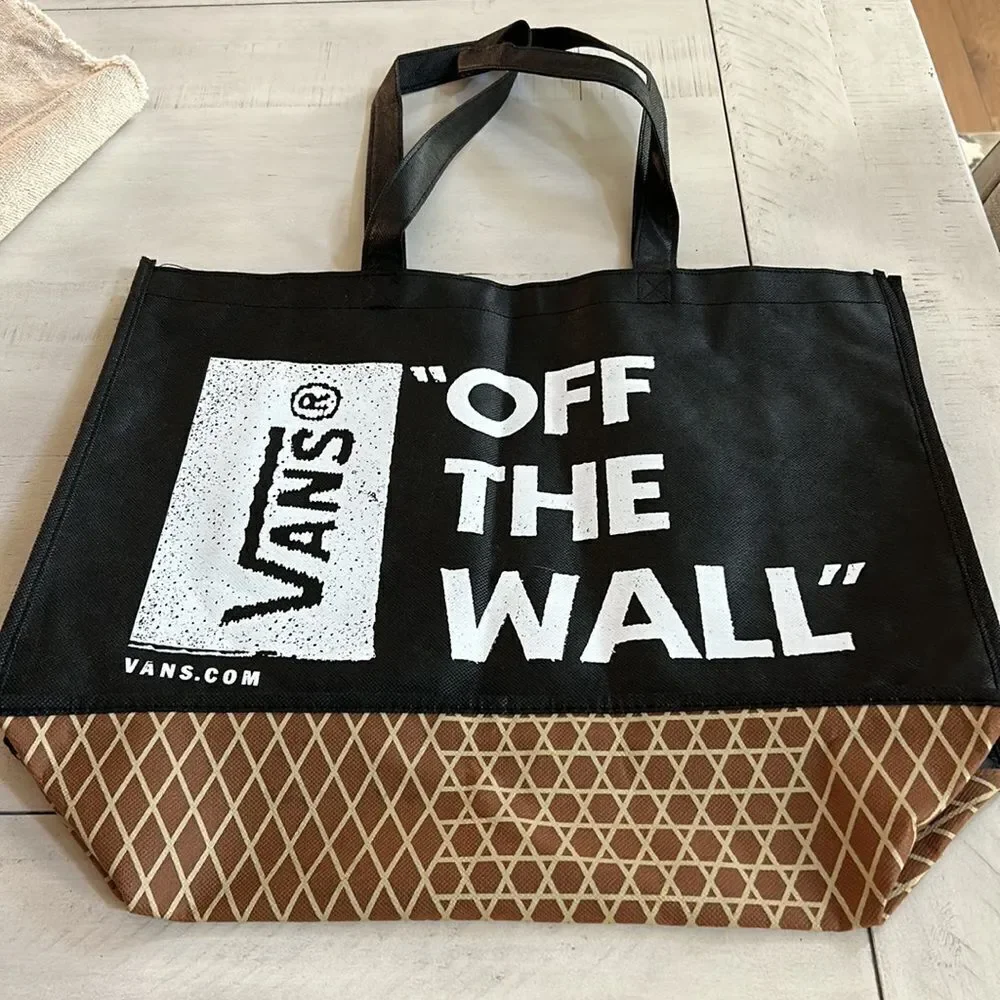 VANS Black Tote Bag NWOT